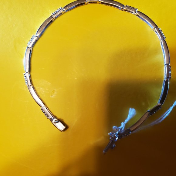 BRAND  NEW  DIAMOND  TENNIS  BRACELET  14K  WHITE  GOLD - Picture 3 of 9